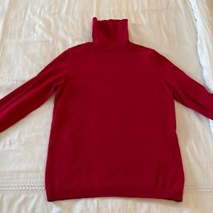 Talbots red turtleneck size small. Gently used.